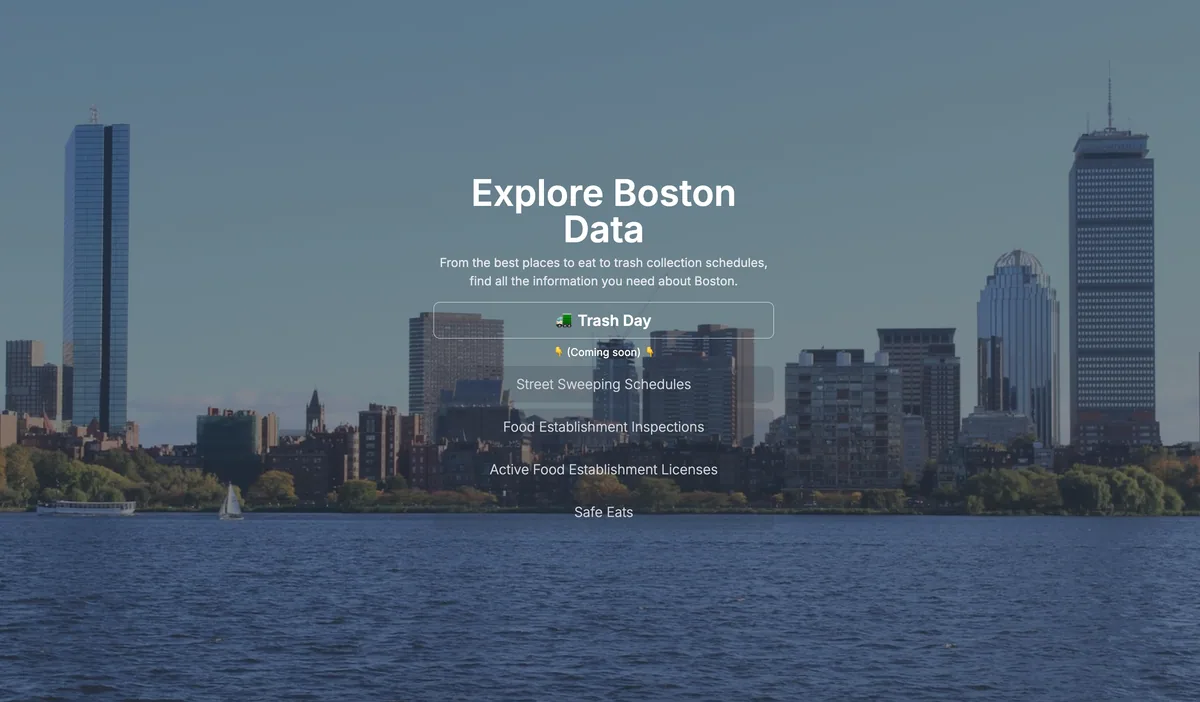 Boston Data Hub